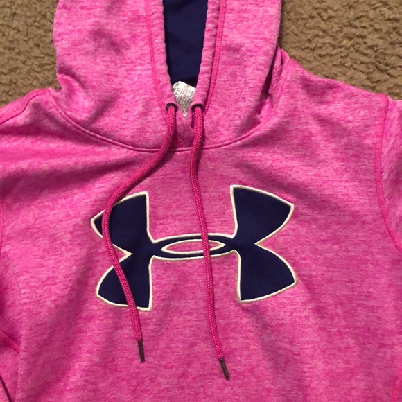 Under Armour Hoodie, Adult XS, Pinkish - Picture 1 of 6